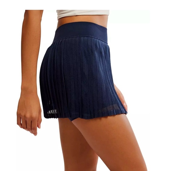 NWT Free People Movement Rally Ruffle Mini Skirt 💙 - Picture 5 of 10
